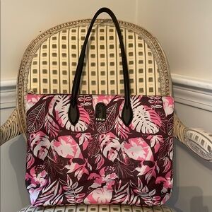 Furla Pink Floral Women's Bag